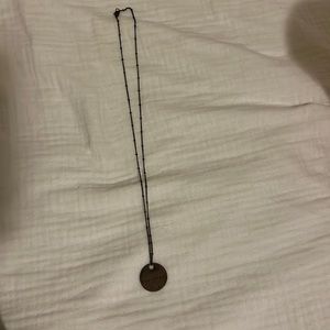 Bronze “fearless” necklace